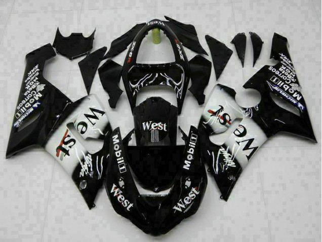 Kawasaki ZX6R 2005-2006 - Schwarz Kawasaki ZX6R 2005-2006 - Schwarz