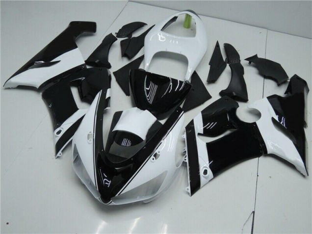 Kawasaki ZX6R 2005-2006 - Schwarz Weiß Kawasaki ZX6R 2005-2006 - Schwarz Weiß