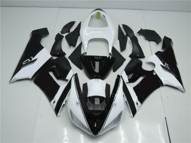 Kawasaki ZX6R 2005-2006 - Schwarz Weiß Kawasaki ZX6R 2005-2006 - Schwarz Weiß