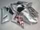 Kawasaki ZX6R 2005-2006 - Silber Rot Flammen Kawasaki ZX6R 2005-2006 - Silber Rot Flammen