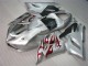 Kawasaki ZX6R 2005-2006 - Silber Rot Flammen Kawasaki ZX6R 2005-2006 - Silber Rot Flammen
