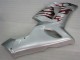 Kawasaki ZX6R 2005-2006 - Silber Rot Flammen Kawasaki ZX6R 2005-2006 - Silber Rot Flammen
