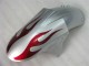 Kawasaki ZX6R 2005-2006 - Silber Rot Flammen Kawasaki ZX6R 2005-2006 - Silber Rot Flammen