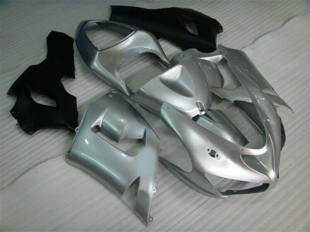 Kawasaki ZX6R 2005-2006 - Silber Schwarz Kawasaki ZX6R 2005-2006 - Silber Schwarz