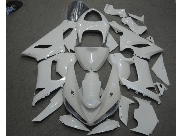 Kawasaki ZX6R 2005-2006 - Weiß Kawasaki ZX6R 2005-2006 - Weiß