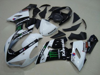 Kawasaki ZX6R 2005-2006 - Weiß Monster