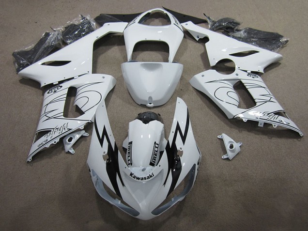 Kawasaki ZX6R 2005-2006 - Weiß Ninja 636 Kawasaki ZX6R 2005-2006 - Weiß Ninja 636