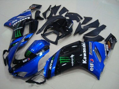Kawasaki ZX6R 2007-2008 - Blau Monster