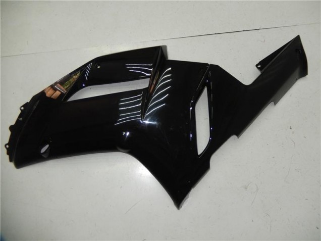 Kawasaki ZX6R 2007-2008 - Glänzend Schwarz Kawasaki ZX6R 2007-2008 - Glänzend Schwarz