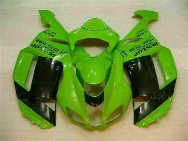 Kawasaki ZX6R 2007-2008 - Grün Schwarzer Dunlop Kawasaki ZX6R 2007-2008 - Grün Schwarzer Dunlop