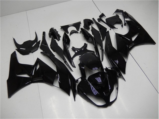 Kawasaki ZX6R 2009-2012 - Glänzend Schwarz Kawasaki ZX6R 2009-2012 - Glänzend Schwarz