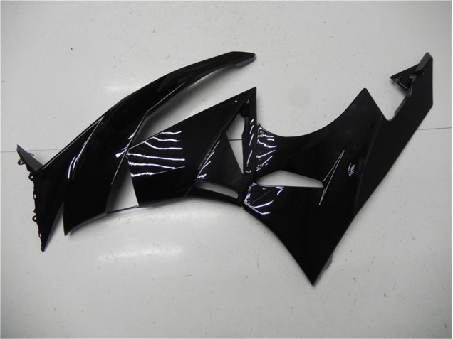 Kawasaki ZX6R 2009-2012 - Glänzend Schwarz Kawasaki ZX6R 2009-2012 - Glänzend Schwarz
