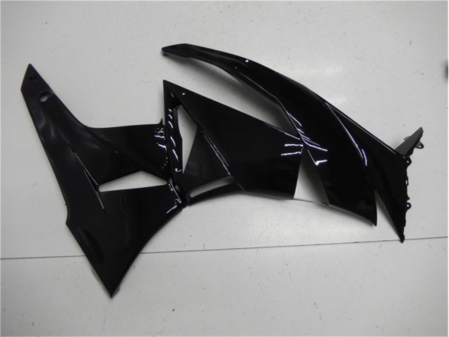 Kawasaki ZX6R 2009-2012 - Glänzend Schwarz Kawasaki ZX6R 2009-2012 - Glänzend Schwarz