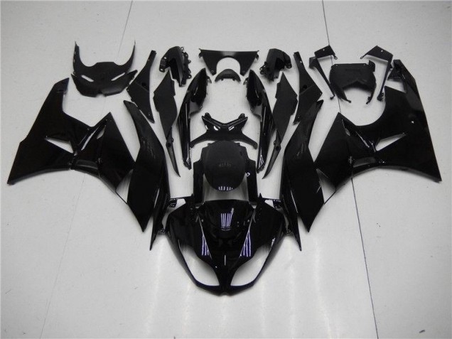 Kawasaki ZX6R 2009-2012 - Glänzend Schwarz Kawasaki ZX6R 2009-2012 - Glänzend Schwarz