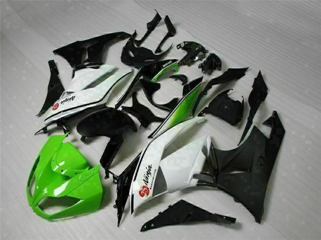 Kawasaki ZX6R 2009-2012 - Grün Schwarz Weiß 25 Kawasaki ZX6R 2009-2012 - Grün Schwarz Weiß 25