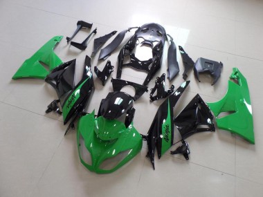 Kawasaki ZX6R 2009-2012 - Grün und Schwarz