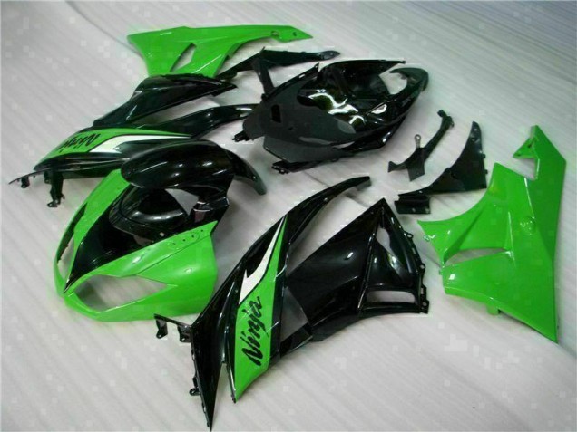 Kawasaki ZX6R 2009-2012 - Schwarz Grün Kawasaki ZX6R 2009-2012 - Schwarz Grün