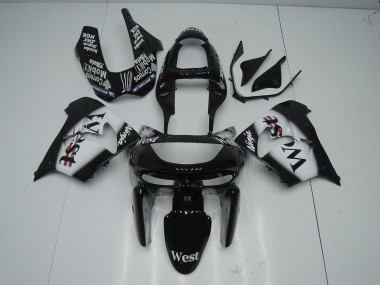 Kawasaki ZX9R 1998-1999 - Schwarz West