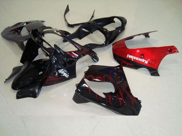 Kawasaki ZX9R 2000-2001 - Rot Flamme Kawasaki ZX9R 2000-2001 - Rot Flamme
