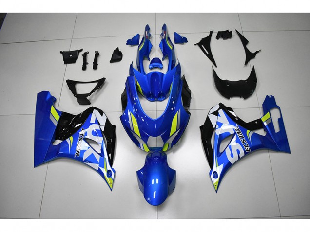 Suzuki GSXR 1000 2017-2023 - Blau Weißer Aufkleber Suzuki GSXR 1000 2017-2023 - Blau Weißer Aufkleber