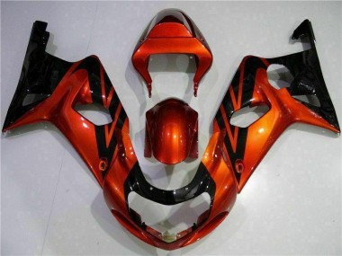 Suzuki GSXR 1000 K1 2000-2002 - Orange Schwarz