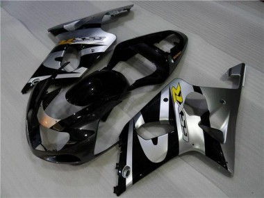 Suzuki GSXR 1000 K1 2000-2002 - Silber Schwarz