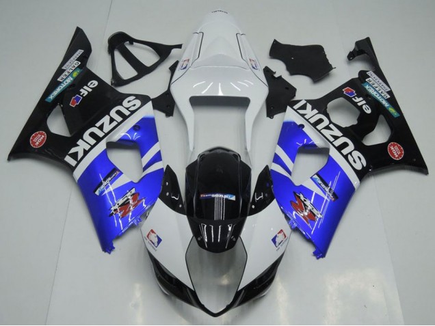 Suzuki GSXR 1000 K3 2003-2004 - Blau, Weiß und Schwarz Suzuki GSXR 1000 K3 2003-2004 - Blau, Weiß und Schwarz