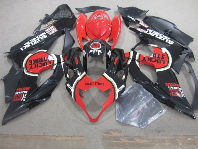 Suzuki GSXR 1000 K5 2005-2006 - Schwarz Lucky Strike Rot Motul Suzuki GSXR 1000 K5 2005-2006 - Schwarz Lucky Strike Rot Motul