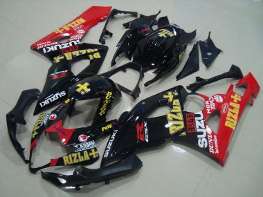 Suzuki GSXR 1000 K5 2005-2006 - Schwarz Rot Rizla
