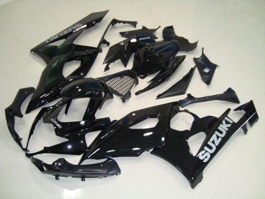 Suzuki GSXR 1000 K5 2005-2006 - Schwarz Silber Aufkleber