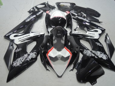 Suzuki GSXR 1000 K5 2005-2006 - Schwarz Weiß Beacon
