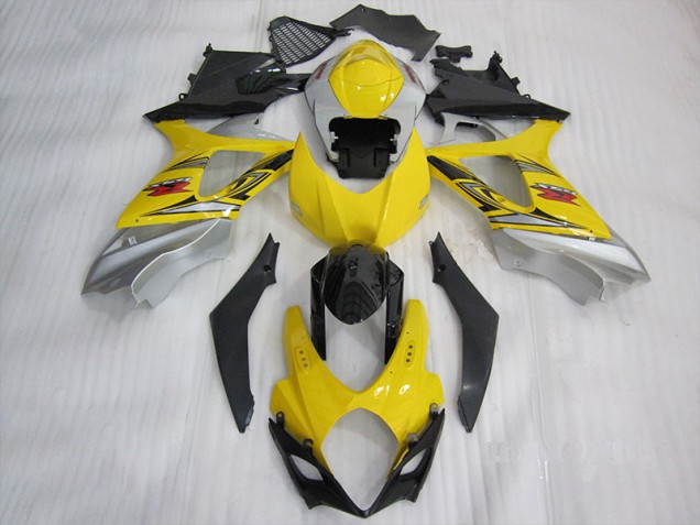 Suzuki GSXR 1000 K7 2007-2008 - Gelb Schwarz Suzuki GSXR 1000 K7 2007-2008 - Gelb Schwarz