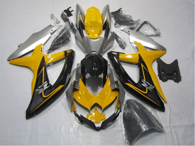 Suzuki GSXR 1000 K7 2007-2008 - Gelb Schwarz