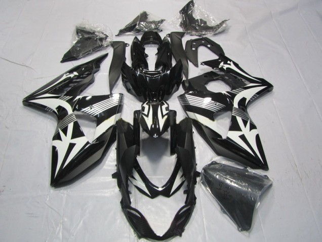 Suzuki GSXR 1000 K9 2009-2016 - Schwarz Weiß Suzuki GSXR 1000 K9 2009-2016 - Schwarz Weiß