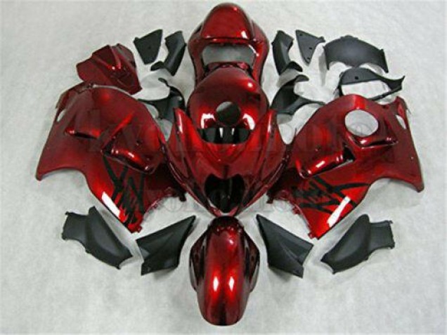 Suzuki GSXR 1300 Hayabusa 1996-2007 - Rot Schwarz Suzuki GSXR 1300 Hayabusa 1996-2007 - Rot Schwarz