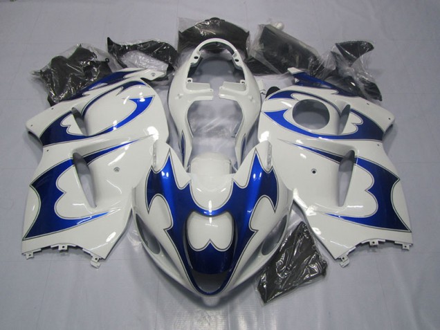 Suzuki GSXR 1300 Hayabusa 1996-2007 - Weiß Blau Suzuki GSXR 1300 Hayabusa 1996-2007 - Weiß Blau