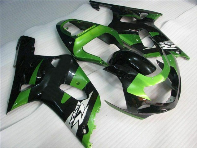 Suzuki GSXR 600 / 750 K1 K2 K3 2001-2003 - Grün Schwarz Suzuki GSXR 600 / 750 K1 K2 K3 2001-2003 - Grün Schwarz