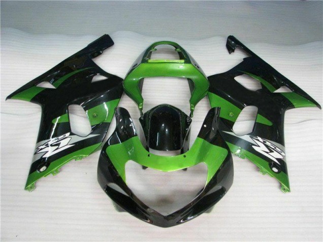 Suzuki GSXR 600 / 750 K1 K2 K3 2001-2003 - Grün Schwarz Suzuki GSXR 600 / 750 K1 K2 K3 2001-2003 - Grün Schwarz