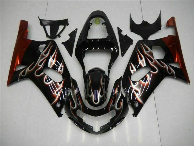 Suzuki GSXR 600 / 750 K1 K2 K3 2001-2003 - Schwarz Suzuki GSXR 600 / 750 K1 K2 K3 2001-2003 - Schwarz