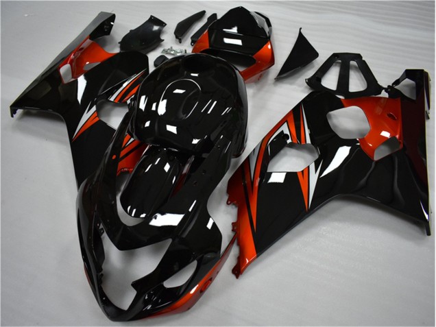 Suzuki GSXR 600 / 750 K4 2004-2005 - Orange Schwarz