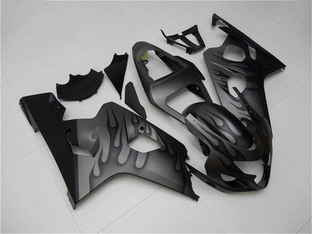 Suzuki GSXR 600 / 750 K4 2004-2005 - Schwarz Grau Suzuki GSXR 600 / 750 K4 2004-2005 - Schwarz Grau