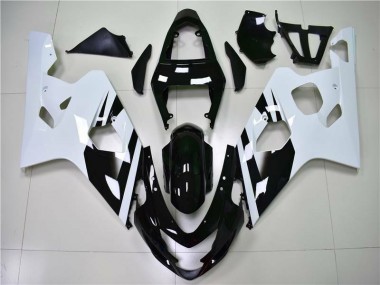 Suzuki GSXR 600 / 750 K4 2004-2005 - Weiß Schwarz