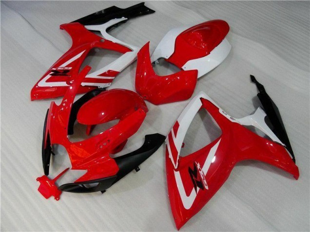 Suzuki GSXR 600 / 750 K6 2006-2007 - Rot Weiß Suzuki GSXR 600 / 750 K6 2006-2007 - Rot Weiß