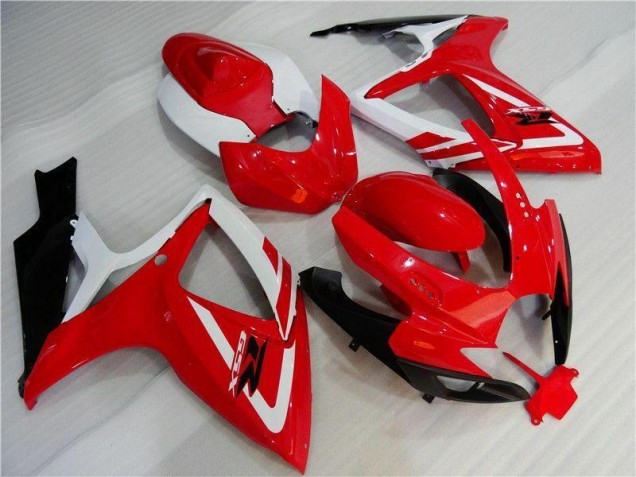 Suzuki GSXR 600 / 750 K6 2006-2007 - Rot Weiß Suzuki GSXR 600 / 750 K6 2006-2007 - Rot Weiß