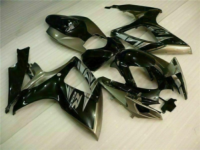 Suzuki GSXR 600 / 750 K6 2006-2007 - Schwarz Grau Suzuki GSXR 600 / 750 K6 2006-2007 - Schwarz Grau