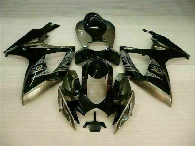 Suzuki GSXR 600 / 750 K6 2006-2007 - Schwarz Grau Suzuki GSXR 600 / 750 K6 2006-2007 - Schwarz Grau