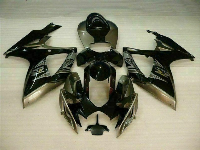 Suzuki GSXR 600 / 750 K6 2006-2007 - Schwarz Grau Suzuki GSXR 600 / 750 K6 2006-2007 - Schwarz Grau