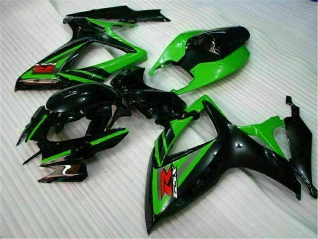 Suzuki GSXR 600 / 750 K6 2006-2007 - Schwarz Grün Suzuki GSXR 600 / 750 K6 2006-2007 - Schwarz Grün