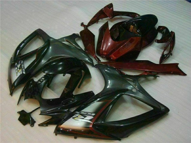 Suzuki GSXR 600 / 750 K6 2006-2007 - Schwarz Rot Suzuki GSXR 600 / 750 K6 2006-2007 - Schwarz Rot