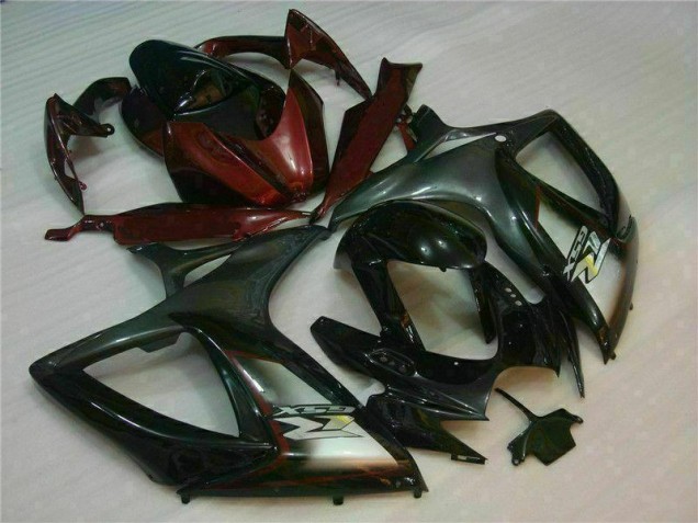 Suzuki GSXR 600 / 750 K6 2006-2007 - Schwarz Rot Suzuki GSXR 600 / 750 K6 2006-2007 - Schwarz Rot